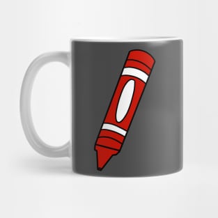 Red Crayon Mug